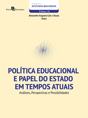 cover image of Política Educacional e Papel do Estado em Tempos Atuais